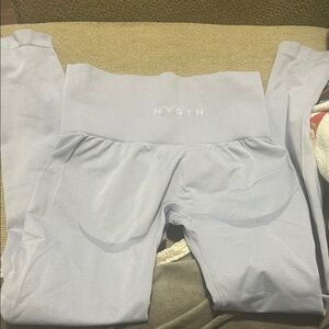 NVGTN Sky Blue Seamless Leggings